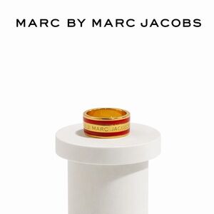 Marc by Marc Jacobs Men's Red and Gold Band